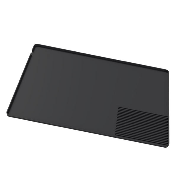 Alfombrilla para apisonar espresso, alfombrilla antideslizante para cafetera, protección manipulaciones, accesorio para máquina de espresso en Negro