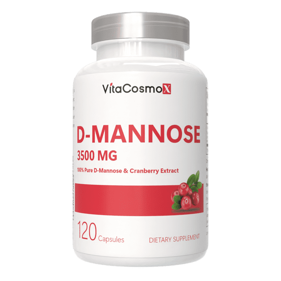 VitaCosmoX D-Mannose 3500 Mg With Cranberry Extract - Urinary Tract, Bladder Health