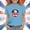Blue, variant on Girls Dark Blue American Flag T-Shirt Patriotic Kids Short Sleeve 4th of July Kids 3 Years,Size 4 T