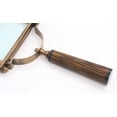 thumbnail image 5 of Rii Brand Rectangular Brass Magnifying Glass with Glass Bone Handle 4.75", 5 of 6