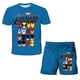 thumbnail image 2 of Serie Marvel, ropa para niños, conjuntos para niños, ropa con estampado 3D, camiseta gráfica, conjunto para niñas, ropa deportiva para niños, dos piezas, Baby13T Gao Jinjia LED, 2 of 2