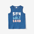 thumbnail image 2 of PatPat Family Matching Sets Blue Tank Top or Flowy A-Line Tank Dress with Pockets, 2 of 3