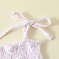 thumbnail image 4 of HCNTES Baby Girl Clothes Toddler Baby Girl Outfit Baby Girl Clothes Toddler Girl Summer Outfits Cami Ruffle Tops Pants Kids Floral Clothing Set, 4 of 9