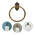 thumbnail image 3 of Bath Towel Ring Bathroom Hardware Accessories Aluminum Hand Towel Holder For Bathroom Modern Round Towel Hanger Wall Mounted, 3 of 7
