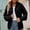 Black, variant on Autumn/Winter Women's Hooded Knitted Long Sleeve Cardigan With Button Closure Drawstring European And Style Border Knitted Sweater Designer Jackets Womens Button Front Cardigan Sweaters Womens Long
