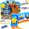 Eyicmarn Three Thomas Trains Set, Electric Train Track Toy for Children Exquisite Gifts