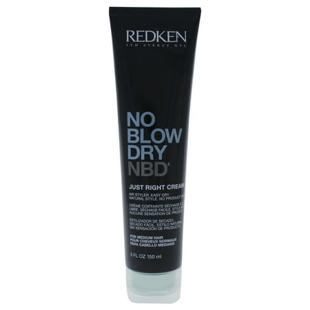 No Blow Dry Nbd Just Right Cream - Medium Hair By Redken - 5 Oz