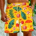 thumbnail image 5 of lcziwo Hawaiian Shorts for Men Big and Tall Tropical Print Swim Trunks 2025 Summer Casual Drawstring Board Shorts with Pockets on Sale Clearance Multicolor XXXL, 5 of 9