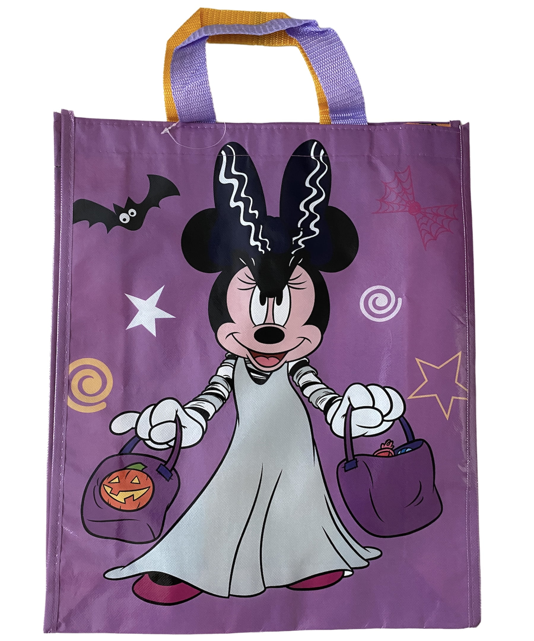 Disney Minnie Mouse Halloween Trick or Treat Large Reusable Bag 16" H x 4" W