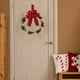 thumbnail image 5 of Corona navideña de pared con cascabeles y lazo, adorno artificial para el hogar. Estilo D, 5 of 8