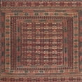 thumbnail image 1 of Ahgly Company Machine Washable Indoor Square Traditional Orange Salmon Pink Area Rugs, 8' Square, 1 of 7