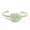 Gold-Green Fluorite, variant on Natural Raw Healing Crystal Quartz Wire Wrap Stone Reiki Bracelets Women Jewelry-Silver-Tourmaline