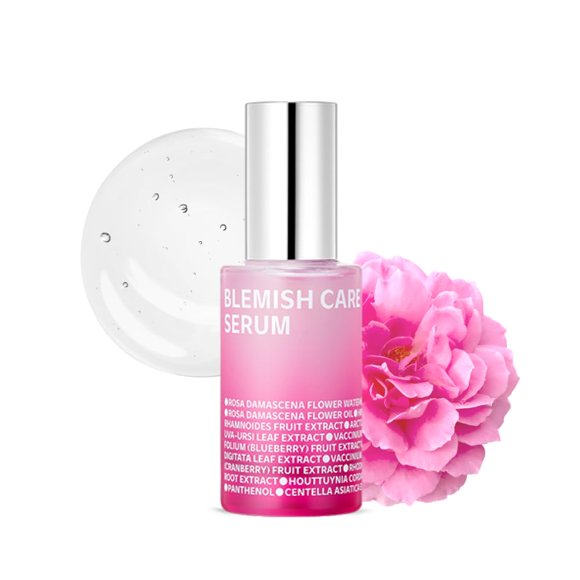 ISOI Suero para el cuidado de imperfecciones 35 ml (1,18 fl.oz) | Suero vegano para eliminar imperfecciones y manchas oscuras con aceite de rosa búlgara de arbutina | Cuidado de la piel coreano