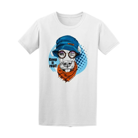 Dressed Dog Keep It Real T-Shirt Men -Image by Shutterstock, Male Large