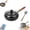 Glass Lid, variant on Japanese Cast Iron Wok Pan – 9.5/10.2/11 Inch Hand-Hammered Uncoated Iron Pot, Healthy Natural Non-Stick Frying Pan with Lid, Heavy Duty Cookware for Induction/Gas (No Lid, 11in/28cm)