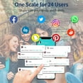thumbnail image 5 of Checkme 8-Electrode Smart Body Fat Scale, High Accuracy Full Body Composition Analyzer with App Report, Digital BMI Bathroom Weight Scale-Model Lepulse P1, 5 of 8