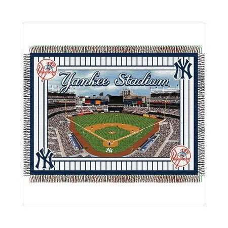 Northwest Co. MLB Yankees Stadium Tapestry Throw