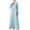 Blue, variant on Lindreshi Fall Dresses for Women 2025 Homecoming Dresses Women's Fashion Turndown Collar Loose Long Sleeve Solid Ankle-Length Dress Long Dress