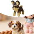 thumbnail image 4 of Decoración de perro en miniatura para casa de muñecas, modelo de cachorro de mascota DIY de 1/12, juguete artesanal para niña estilo C, 4 of 9