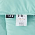 thumbnail image 5 of HIG Reversible Lightweight Comforter Set - All Season Down Alternative Comforter Queen Summer Duvet Insert Blue Quilted Bedding Comforters with Corner Tabs Full/Queen Size Aqua Blue/Light Grey, 5 of 8