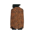 thumbnail image 2 of Sanctuary Womens Woven Leopard Print Button-Down Top Brown S, 2 of 2