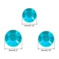 thumbnail image 2 of Pegatinas de strass Uxcell, gemas de strass autoadhesivas, pegatinas de brillo, azul agua, 2 of 6