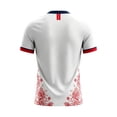 thumbnail image 5 of 2026 Soccer Cup Fan Jersey for Men, V-Neck Short Sleeve T-Shirt with National Team Flag Graphic, Soft Cotton Blend Athletic Top, 1 PC White XXXL, 5 of 5