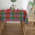 thumbnail image 3 of Rectangle Table Cloth, Scottish Clan Burrell Tartan Plaid Resistant Washable Tablecloth Decorative Table Cover for Dining, Indoor and Outdoor, 3 of 6