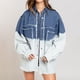 thumbnail image 2 of Chaquetas de mezclilla para mujer Abrigo de invierno de moda Bolsillos casuales Botón Manga larga Sin capucha Tops Chaqueta Abrigo Odeerbi ODB-2, 2 of 9