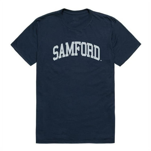 W Republic 537-375-NVY-03 Samford University College T-Shirt, Navy - Large
