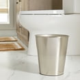 thumbnail image 2 of Better Homes & Gardens Trash Can, Silver Hammered Finish, 2 of 5