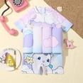 thumbnail image 5 of JUMEYU Toddler Float Swimsuit Kids Boys Girls Floatation Swimsuit with Adjustable Buoyancy Baby Float Suit Swim Vest One Piece Swimwear Bathing Suit 4T 5T (Purple,4-5 Years), 5 of 8