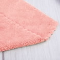 thumbnail image 6 of 3Pcs Makeup Remover Cloths, Cleansing, Reusable, Soft & Washable Coral Fleece Microfiber Washcloths/Towel for Face, Eye, Lips (Pink+Black+Green), 6 of 6
