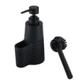 thumbnail image 2 of Cepillo para platos de cocina con dispensador de jabón, negro, fácil de apretar y recargable, ahorro de espacio para encimera, utensilios de cocina,, 2 of 9