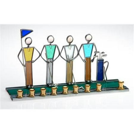 Judaica Kingdom SF-BB-GF-9823-1 Hanukkah Sports Menorahs - Golfer Menorah Female