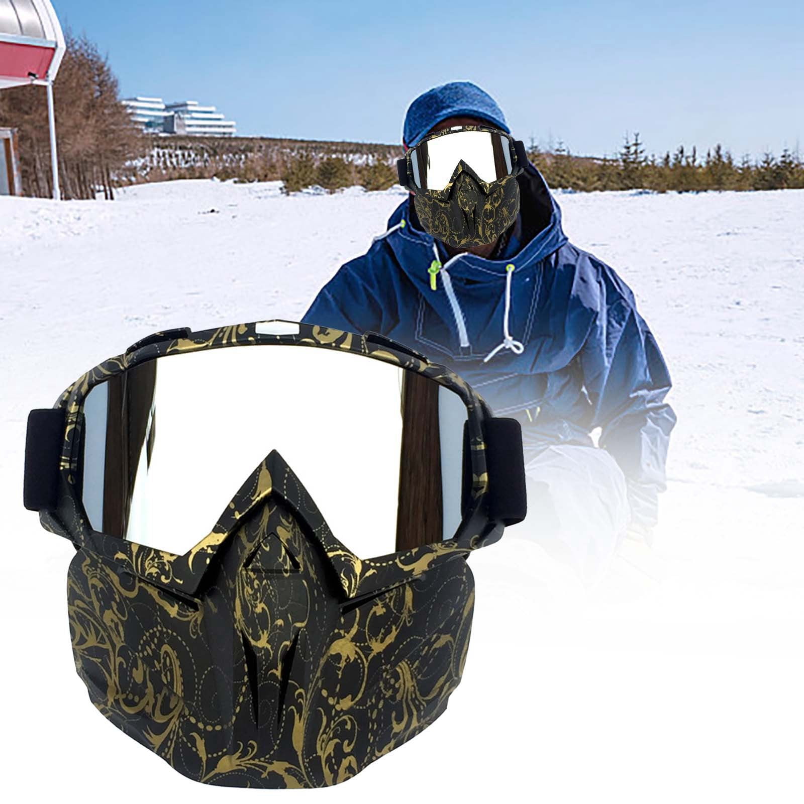 AJGRHE Motorcycle Goggles Off Road Racing Eyewear for Ski Wind and Riding Glasses D
