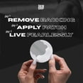 thumbnail image 5 of Skin Grip Freestyle Libre 3 Patches - 20 Pack, Waterproof CGM Glucose Monitor Adhesive Covers, Durable Long-Lasting Sensor Patches- Clear, 5 of 8