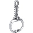 thumbnail image 1 of Anillo de nariz, acero inoxidable Toro Vaca Ganado Anillo de nariz de ganado Accesorio de cría Nariz colgante Anillos de nariz Aro (abrazadera de bick cónica) ShuxiuWang 8390611624750, 1 of 1