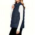 thumbnail image 6 of IUYRTFE Women's Quilted Zip-Up Vest Stand Collar Sleeveless Lightweight Puffer Gilet, 6 of 9