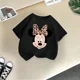 thumbnail image 3 of Camiseta de algodón de moda de verano para niños de Disney, Mickey Saucy Girl, camiseta con estampado creativo de dibujos animados para niño y niña, 3 of 5