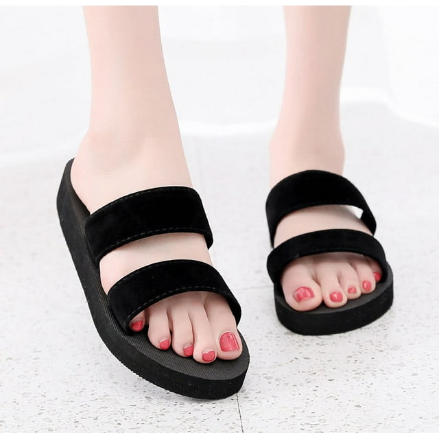 DPTALR Femmes Fleurs Plage Chaussures Respirantes Sandales Maison Pantoufle Tongs Chaussures Plates