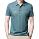 thumbnail image 4 of Camiseta para hombre con tapeta de 3 botones, ligera, absorbente del sudor, camisetas gráficas de verano Talla, 4 of 8