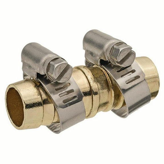 Orbit 5/8 inch Metal Hose Repair Mender - Barbed Repair Coupler - 56525