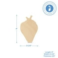 thumbnail image 6 of Strawberry Cutout 4-inch, 1/2 inch Thick, Pack of 2 Wood Strawberry Decor, Unfinished Wood Crafts for Summer Decor Tray, by Woodpeckers, 6 of 8