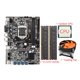 thumbnail image 3 of Accesorios para ordenadores de placa base DDR3 4G LGA1155, accesorios de modificación de escritorio de fiabilidad, minero para PC, 1 Juego B75 Guardung EL023222-00B, 3 of 6