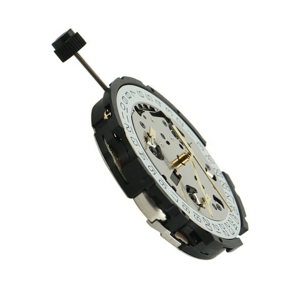 31.75mm Quartz Watch Movement Date 4, 3-Eye, Chrono 6-Hand, 4 Jewels For ETA G10.212