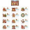thumbnail image 2 of FLOPESN 2026 DIY Diamond Art Painting Desk Calendar,Thick Paper Monthly Flip Tabletop Calendar with To Do List for Home Office Planning-Gingerbread Man, 2 of 9