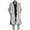 Silver, variant on Miluxas Men's Faux Fur Coat Jacket Winter Warm Thick Coat Outwear Long Parka Overcoat