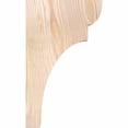 thumbnail image 3 of 5 1/2"W x 12"D x 20"H Yorktown Smooth Corbel, Douglas Fir, 3 of 9