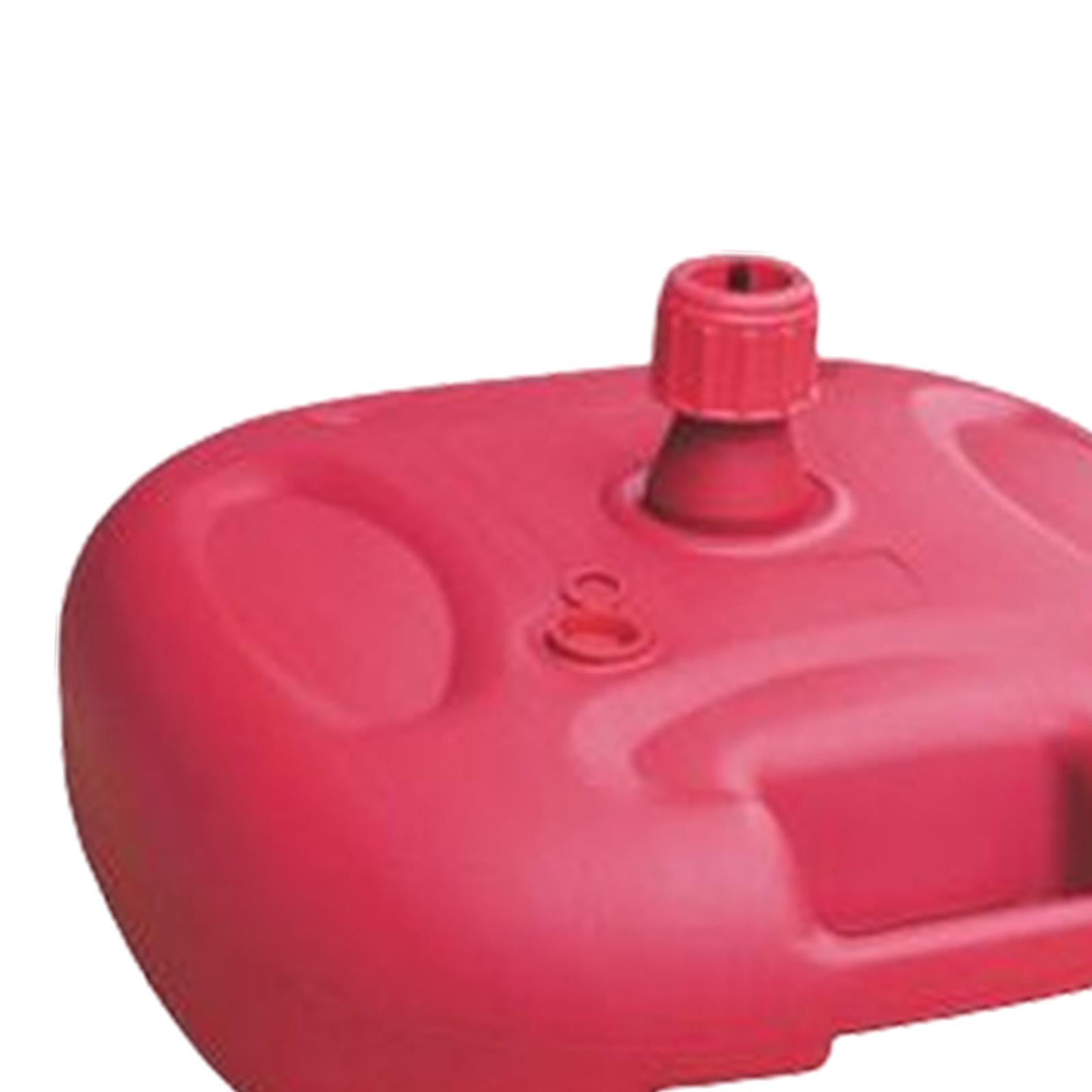 Axioma Heavy Duty Outdoor Umbrella Stand Water Filled Weight Patio Umbrella Stand Sun Red